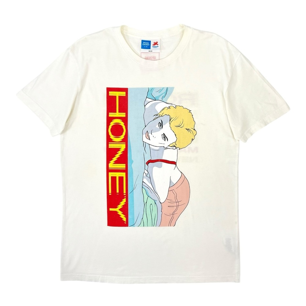 Opening Ceremony x Konichiwa Records White 2019 Robyn MSG NYC T-Shirt sz M